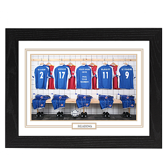 Personalised Framed 100% Unofficial Reading Football Shirt Photo A3
